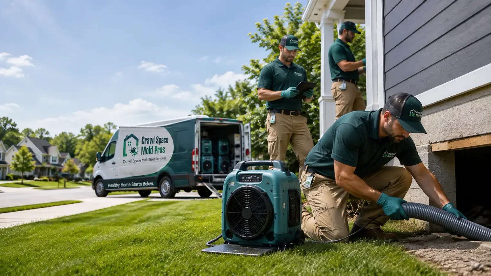 Crawl Space Mold Removal in New Hope, PA
